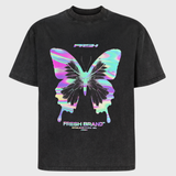 Polera heavyweight® mariposa tornasol